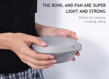 Набір посуду для кемпінгу iBasingo