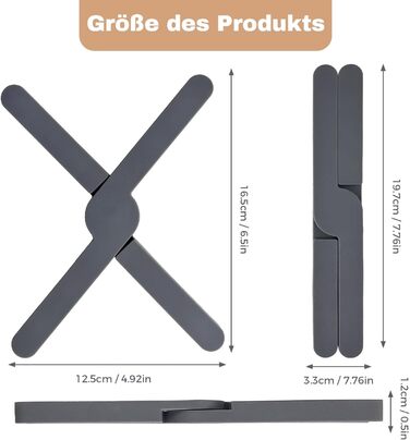 Силіконова підставка під гаряче 4 шт YunSchauen