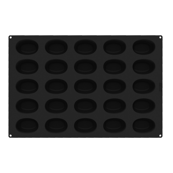 SQ091 Форма силіконова 600x400 мм Oval savarin 88 x 60 h 35 мм (25шт.)