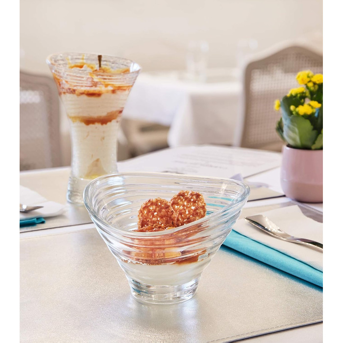 Скляна чаша для морозива Arcoroc ARC E5613 Jazzed, 6 шт. (250 мл, завиток)