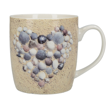 Кухоль CreativeTops SHELL HEART Everyday Home, фарфор, 400 мл