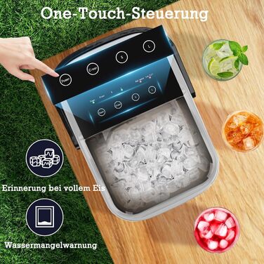 Льдогенератор 1,5 л 130 Вт Aigostar