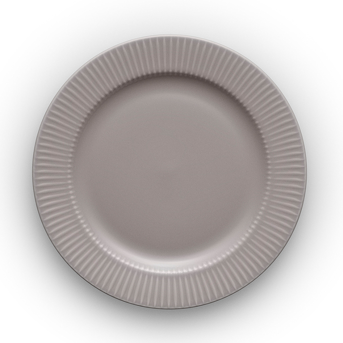 Тарілка Ø 22 см сіра Legio Nova Eva Solo