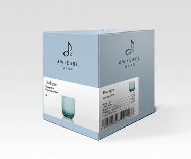 Ваза 12,4 см петролева Dialogue Zwiesel Glas