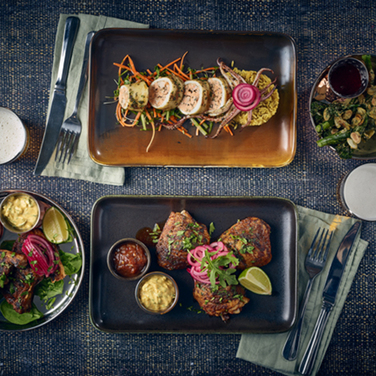 Блюдо прямоугольное 30х20 см, Terra Porcelain Rustic Copper, GenWare