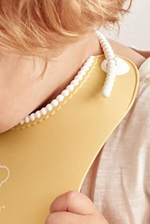 Слюнявчики для детей 2 предмета, бледно-желтый BabyBjörn