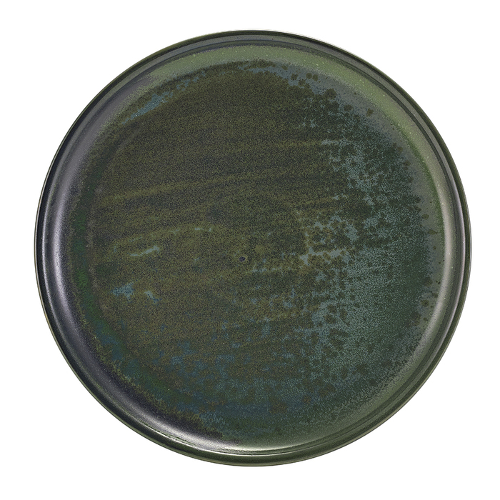 Тарілка 27.5 см, зелена, Terra Porcelain Aqua Green, GenWare
