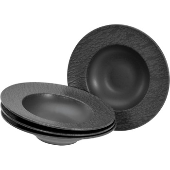 Серія Slate чорний, набір посуду, 16 предметів (набір тарілок 4 шт. и), 20539