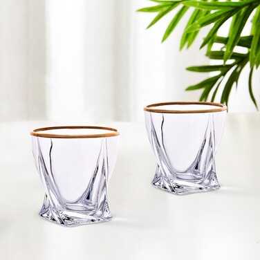 Набор из 2-х бокалов для виски 320 мл стекло Fissman