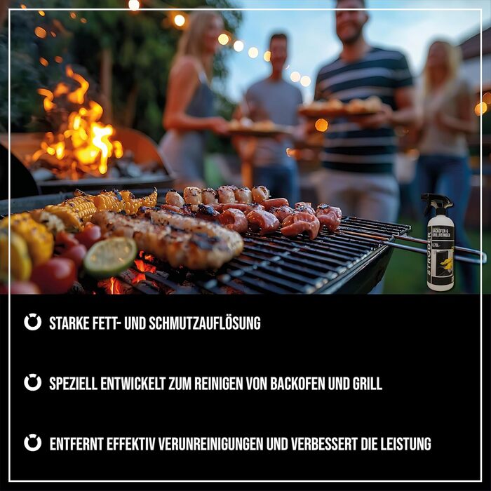 Засіб для миття духовок та грилів 750 мл STRÖDER