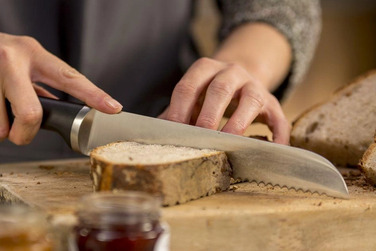 Tefal Ніж для хліба Ice Force, 20см, нержавіюча сталь, пластик, чорний