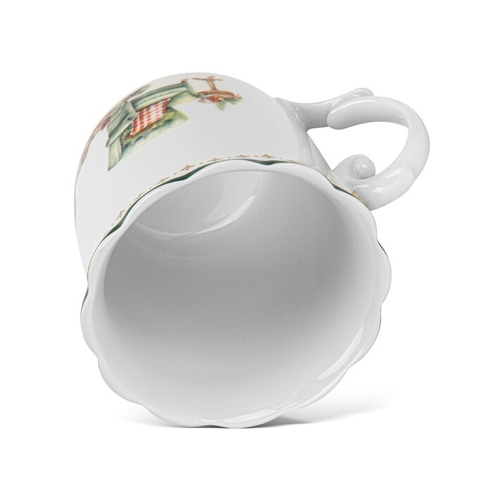 Набір з 2-х кухлів Fissman 350 мл CHRISTMAS EVE порцеляна (13761)