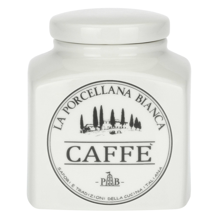 Банка для кофе фарфор 1,1 л La Porcellana Bianca