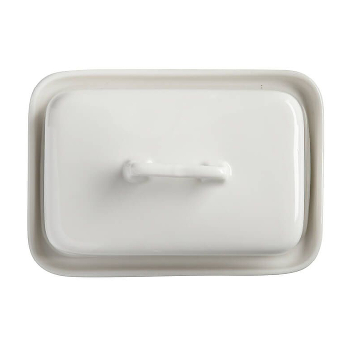 Маслянка з кришкой Maxwell & Williams EPICURIOUS, порцеляна, 17 х 12 х 11 см, 850 мл