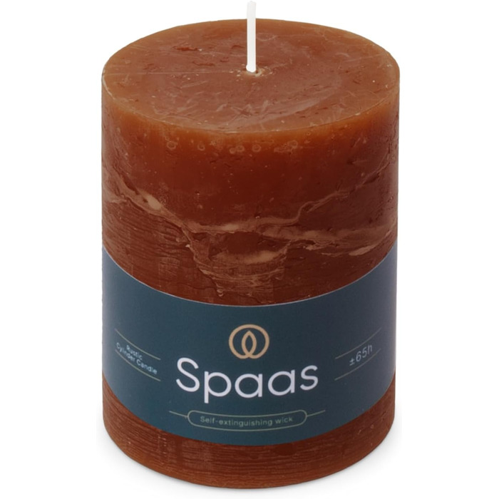 Свічки Spaas Rustic Pillar 80/110 мм 65 шт. - (Бордо)