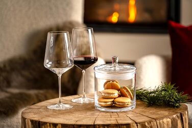 Келихи для рислінгу LEONARDO HOME PUCCINI (набір з 6 шт.) Келихи для вина, стійкі до подряпин (400 мл) Можна мити в посудомийній машині та довговічні Вічні келихи для білого вина Сучасний дизайн Келих для рислінгу Puccini 069540 6 келихів (келих для черво