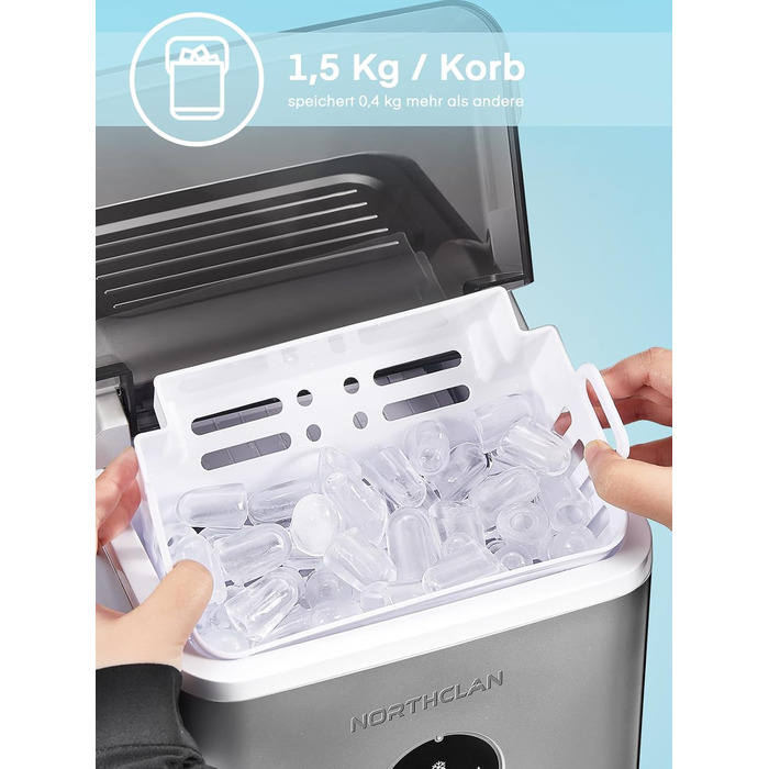 Льодогенератор 2 л 120 Вт NORTHCLAN