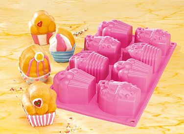 Форма для випічки капкейков силіконова Flexxibel Dr. Oetker