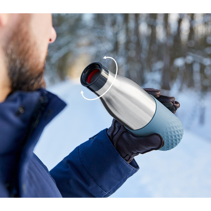 Tefal Термобутылка Bludrop soft touch, 500 мл, нержавеющая сталь, синий