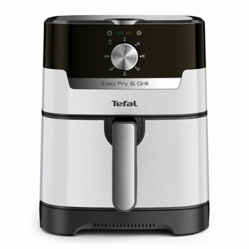 Tefal Мультипіч EasyFry&Grill, 1550Вт, чаша-4.2л, механічне керув., від 80°C до 200°C, пластик, чорний-світло-сірий