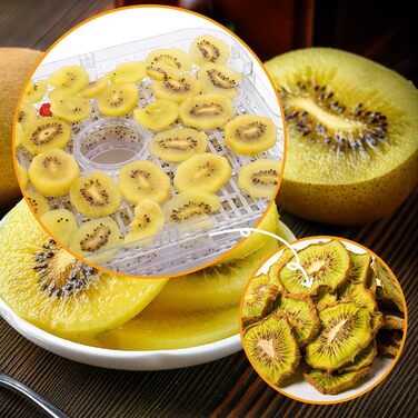 Дегидратор на 8 полок с контролем температуры, 400 Вт серебристый COOCHEER