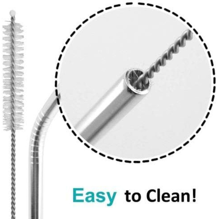 Набір з 4 келихів для джин-тоніка із трубочками з нержавіючої сталі, чорні Gin Set Classic Riedel