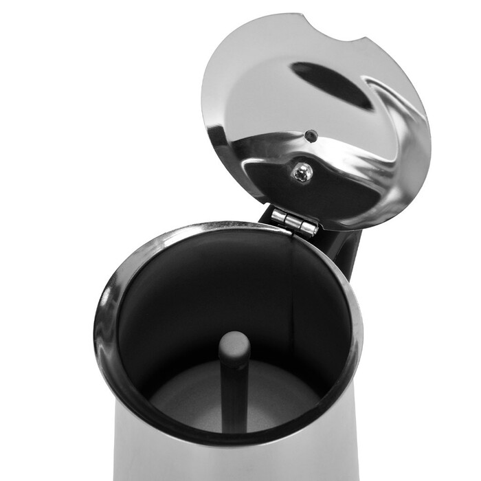 Гейзерна кавоварка Fissman на 6 порций / 360 мл нержавіюча сталь (3240)