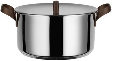 Каструля з двома ручками 24 см 5 л металік Edo Alessi