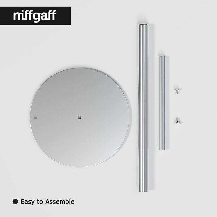 Тримач для кухонного рулону, сріблястий niffgaff