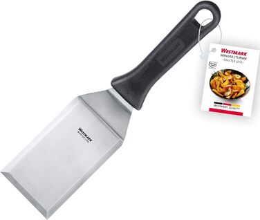 Профессиональных токаря/шпателя для гриля (угловые, жесткие) с перфорированным и закрытым лезвием, нержавеющая сталь/пластик, Master Line, черный/серебристый, 134422E6, 29 см (шлифованная кромка), 2 шт., 2