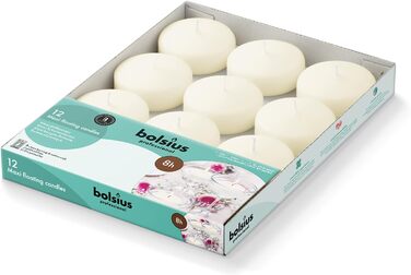 Плаваючі свічки  12 шт. час горіння 8 годин bolsius