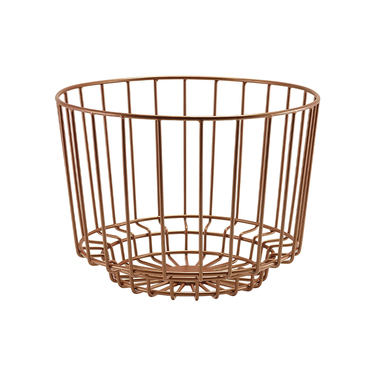 Кошик 25*18 см, мідний, металевий, GenWare