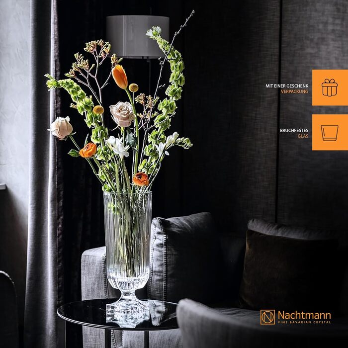 Стеклянная ваза 40 см Nachtmann