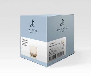 Свічник 10 см сіро-коричневий Dialogue Zwiesel Glas