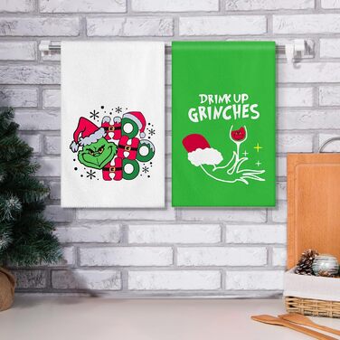 Набір з 4 різдвяних кухонних рушників 45 x 65 см, набір C Ohok