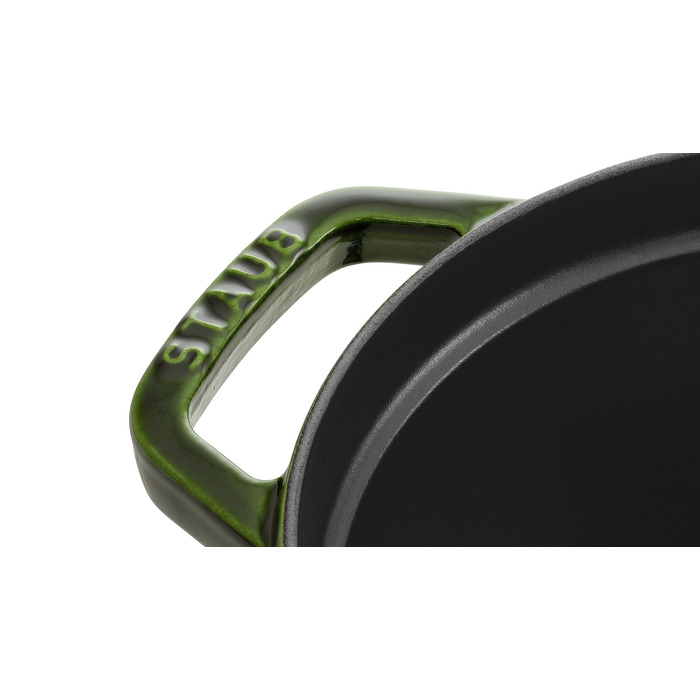 Кокот овальний 31 см, зелений базилік Staub