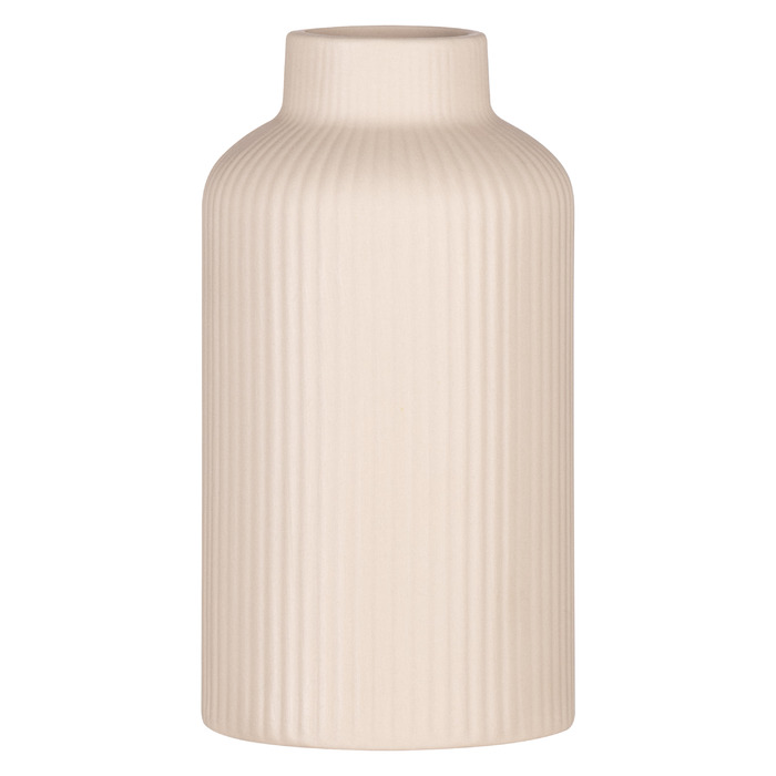 ARDESTO Ваза Савона, 8x15см, фарфор, бежевый