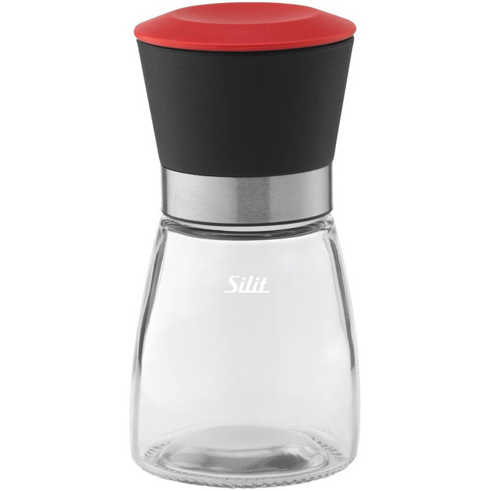 Млин для спецій без наповнення, чорно-червона 13,5 см Silit