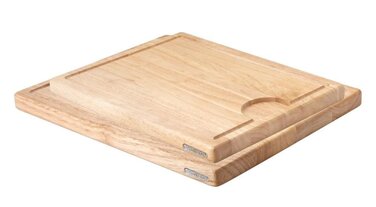 Набір обробних дощок з канавкою 2 предмета, каучукове дерево 37 х 29 см і 42 х 34 см Continenta