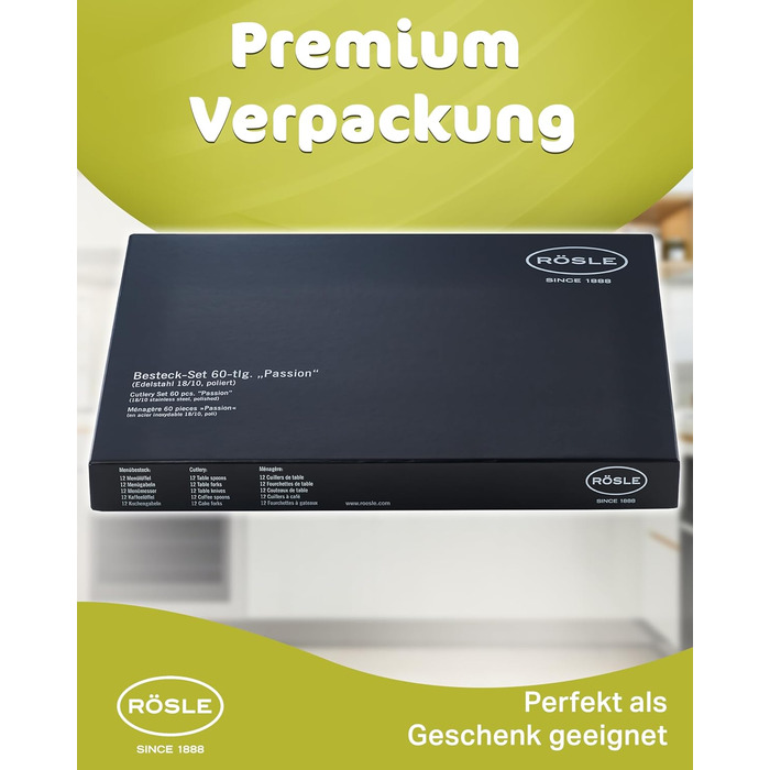 Набір столових приборів на 12 осіб 60 предмети Rosle