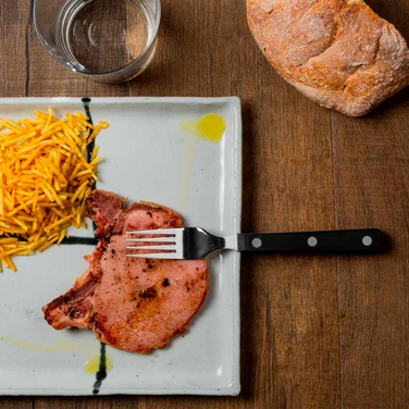 374700 Виделка стейкова 90 мм чорна