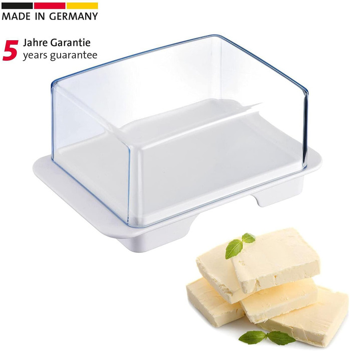 Маслянка Westmark - Ідеально підходить для сервірування та зберігання - Можна мити в посудомийній машині - Спеціальне полегшення для безпечного захоплення (ексклюзивне, одноразове)