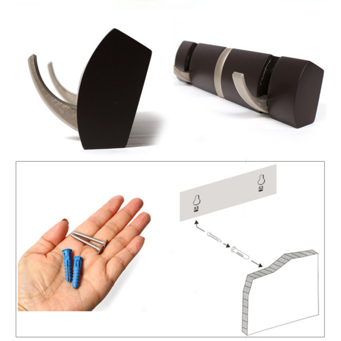 Вішалка настінна 30,5х3,1х6,6 см біла Flip Umbra