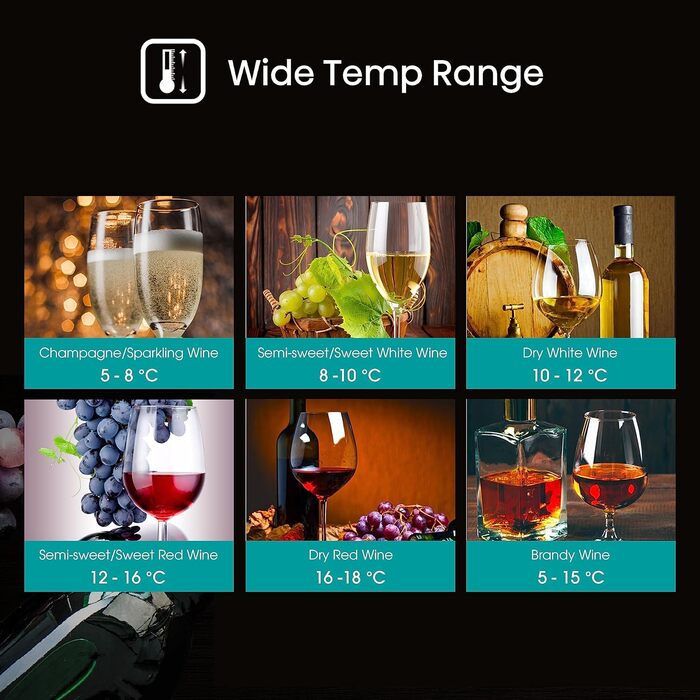 Винний холодильник до 46 пляшок Hisense