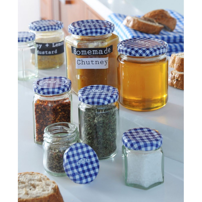 Баночка з кришкою, що загвинчується 110 мл, шестигранна Kilner