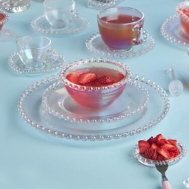 Елегантна скляна підставка для торта 19 см KARACA