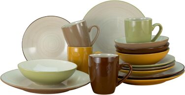 Набір посуду на 4 персони, 16 предметів, Bamboo Garden Creatable