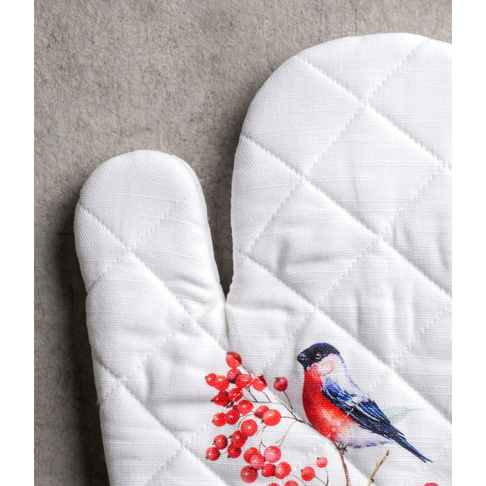 Рукавичка для духовки 19х33 см та прихватка для каструль 20х20 см, набір 2 предмети Maison d' Hermine