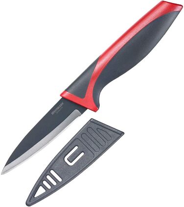 Набір ножів Westmark 5 шт. , 1 велика обробна дошка та 4 ножі, обробна дошка 37 х 25,5 см, лезо кухарського ножа/ножа для хліба по 20 см, лезо канцелярського ножа 12 см, лезо ножа для чищення овочів 8 см, 145222E6 (ніж для чищення овочів)