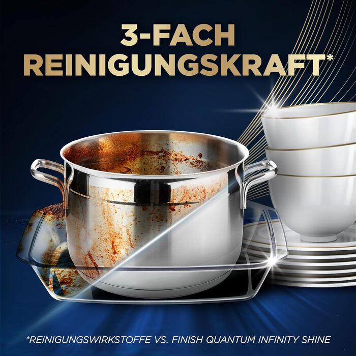 Таблетки для посудомийної машини 73 капсулили Ultimate Plus Infinity Shine Finish